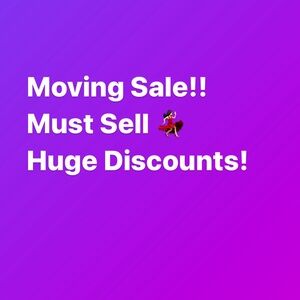 I’m moving and must sell items or they will be donated